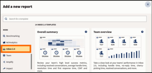 add a new report using Hootsuite Inbox