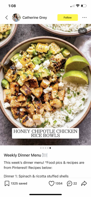 Honey Chipotle Chicken Bowls