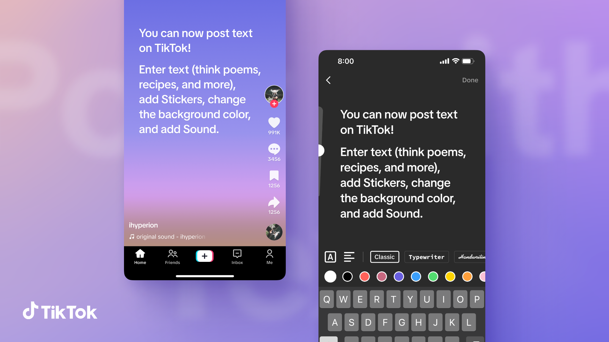 how to make text story videos on tiktok
