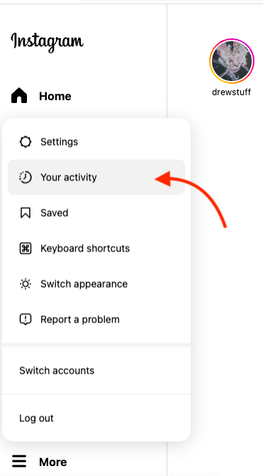your activity on Instagram - How to Find Your Instagram Reels History