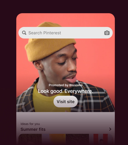 Pinterest for business summer fits search