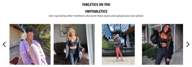 hashtag my fabletics activewear homepage 