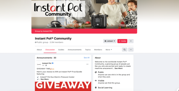 Instant Pot Community Giveaway