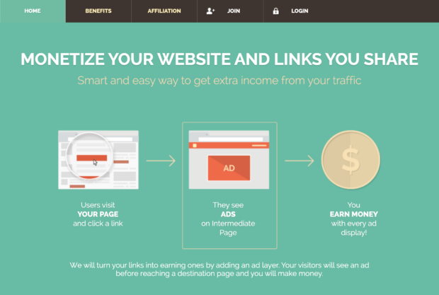 Shorte.ST Monetize Website and Links