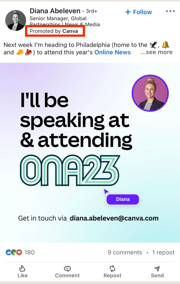 Promoted by Canva