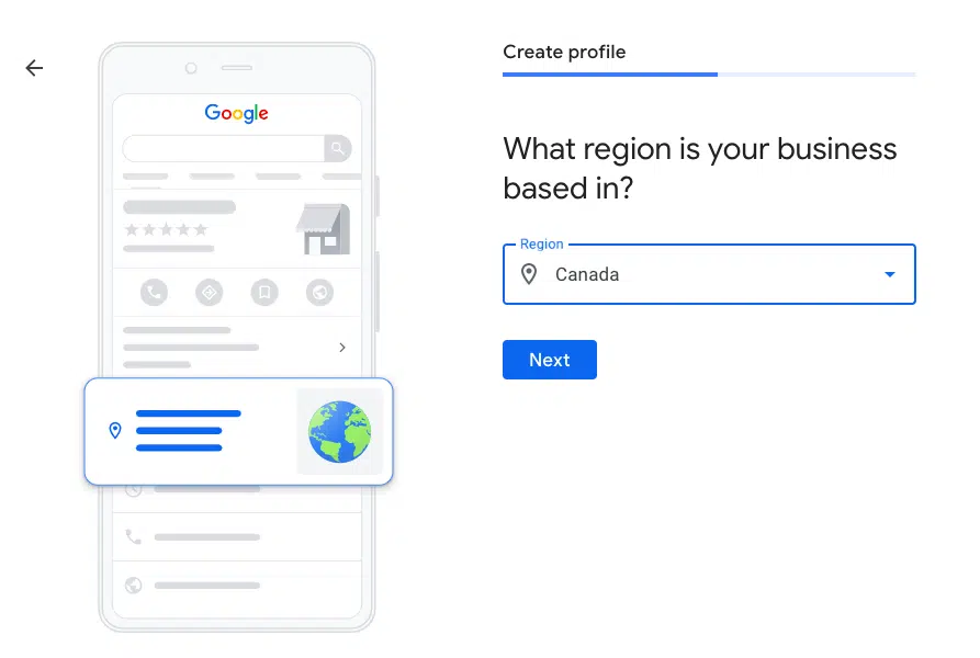 create a business google