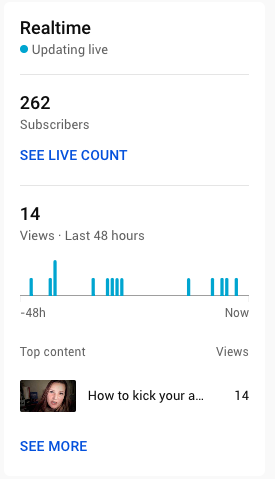 See Your Real-Time Subscriber Count! -  channel growth guide