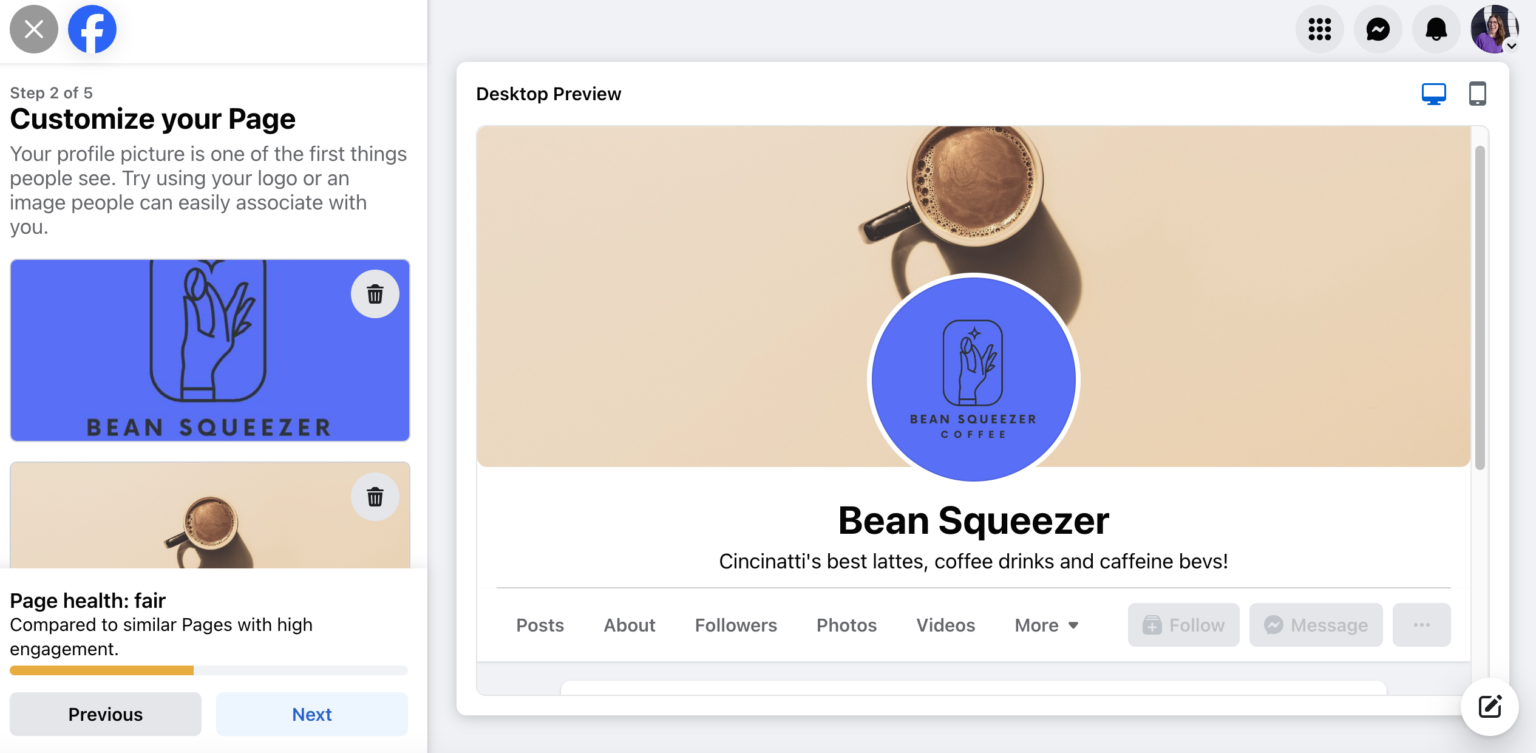 Modeling Facebook Pages Examples How to Create a Facebook Business Page (and Grow It) in 2024 ...