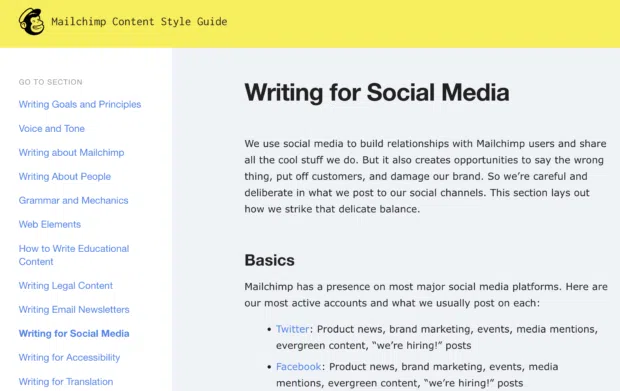 mailchimp style guide
