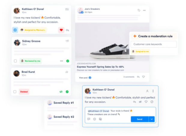 Agorapulse social media messages