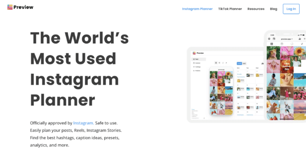 Preview the world's most used Instagram planner