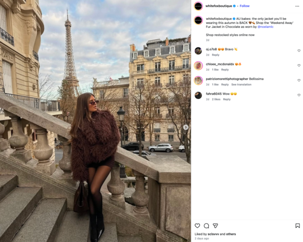 UGC content from White Fox