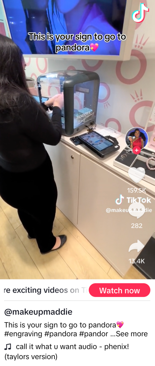 Example TikTok from Makeup Maddie