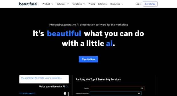 Beautiful.ai presentation software