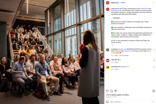 Instagram post for sixgroup