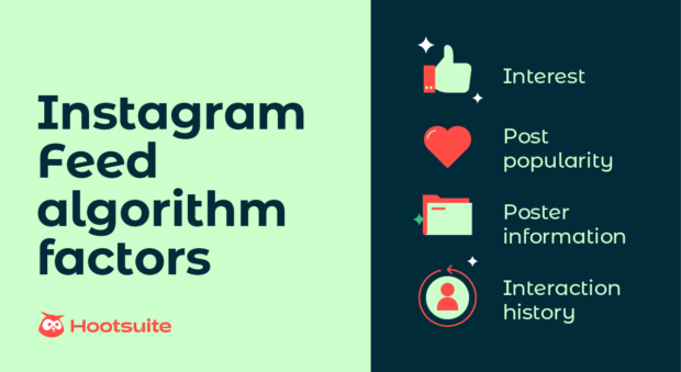 Factores de clasificación del algoritmo del feed de Instagram