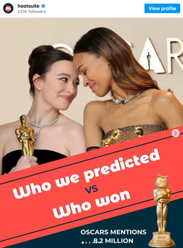 repurposing content into an Instagram carousel - advance writing for social media example