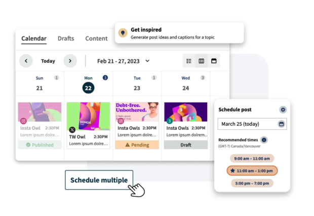 Hootsuite publishing workflow