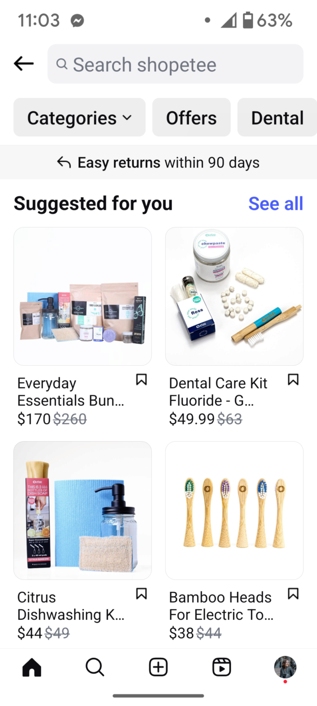 shopetee suggested for you everyday essentials and dental care kit 