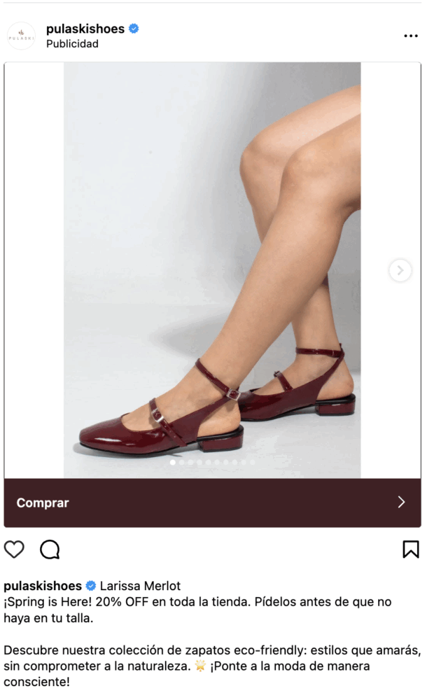 Pulaskishos, Publicación Publicidad, Descuento en Zapatos