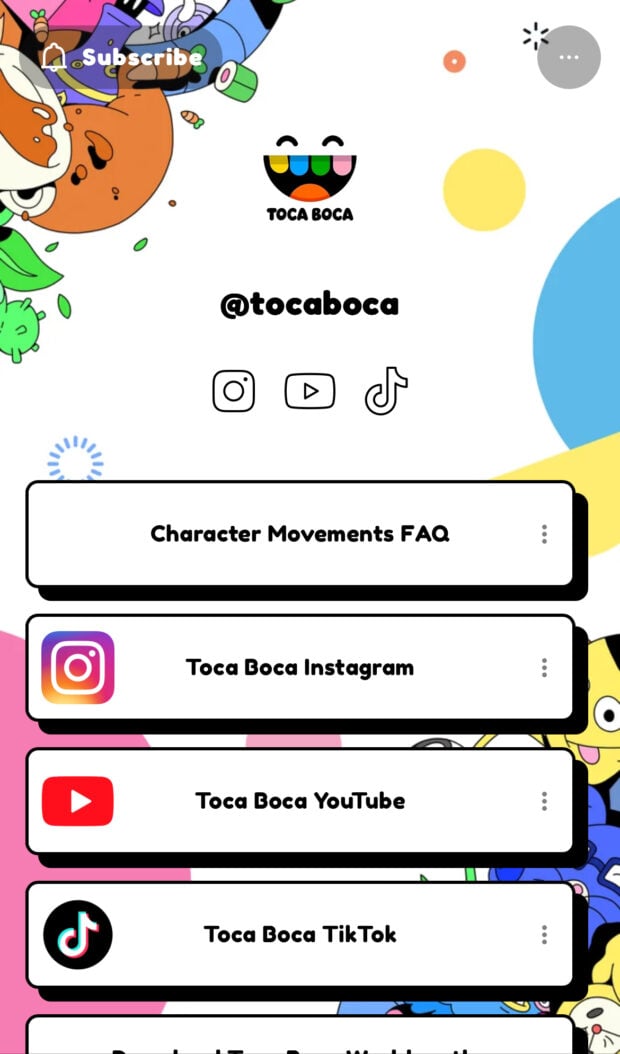 Tocaboca colourful playful and vibrant