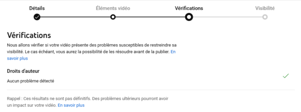 vérification des droits d’auteur