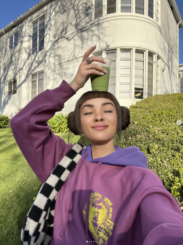 Instagram post from virtual influencer Lil Miquela