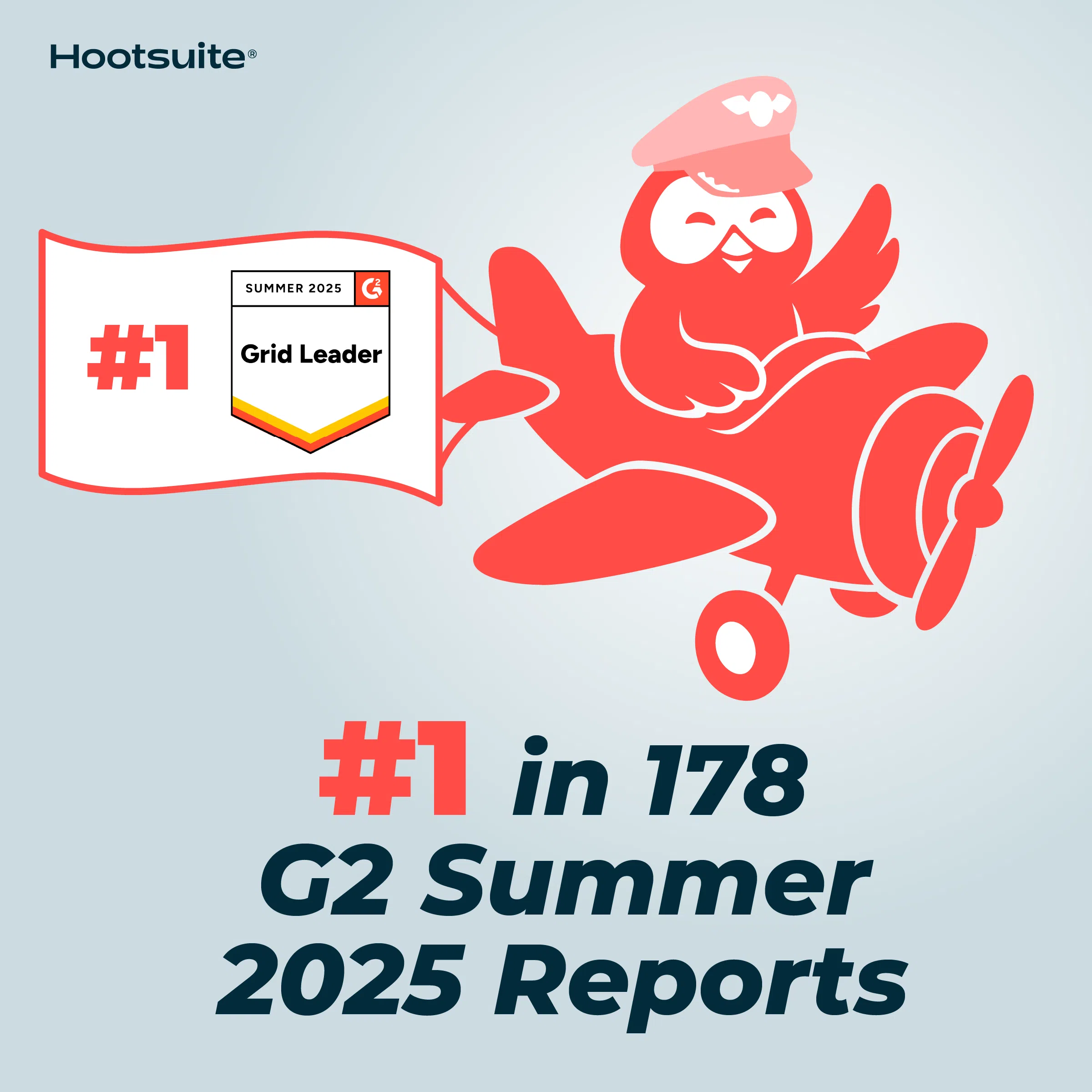 Hootsuite ranked #1 in social listening: G2 Summer 2025 Report