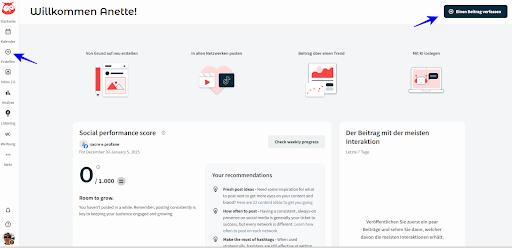 Hootsuite Dashboard