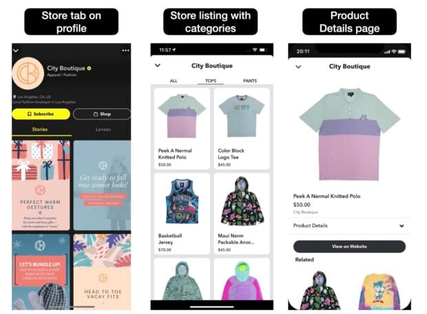 Snapchat Store