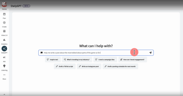 what can I help with OwlyGPT