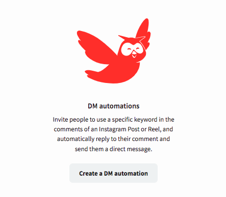 DM automations invite people to use specific keyword in comments of instagram post or reel