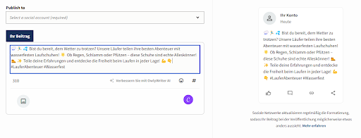 Bearbeiten und Hinzufügen von Medien in Hootsuite Composer