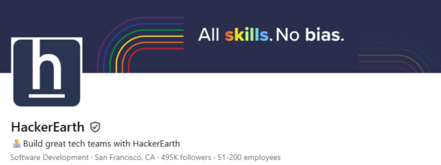Hacker Earth AI skills no bias