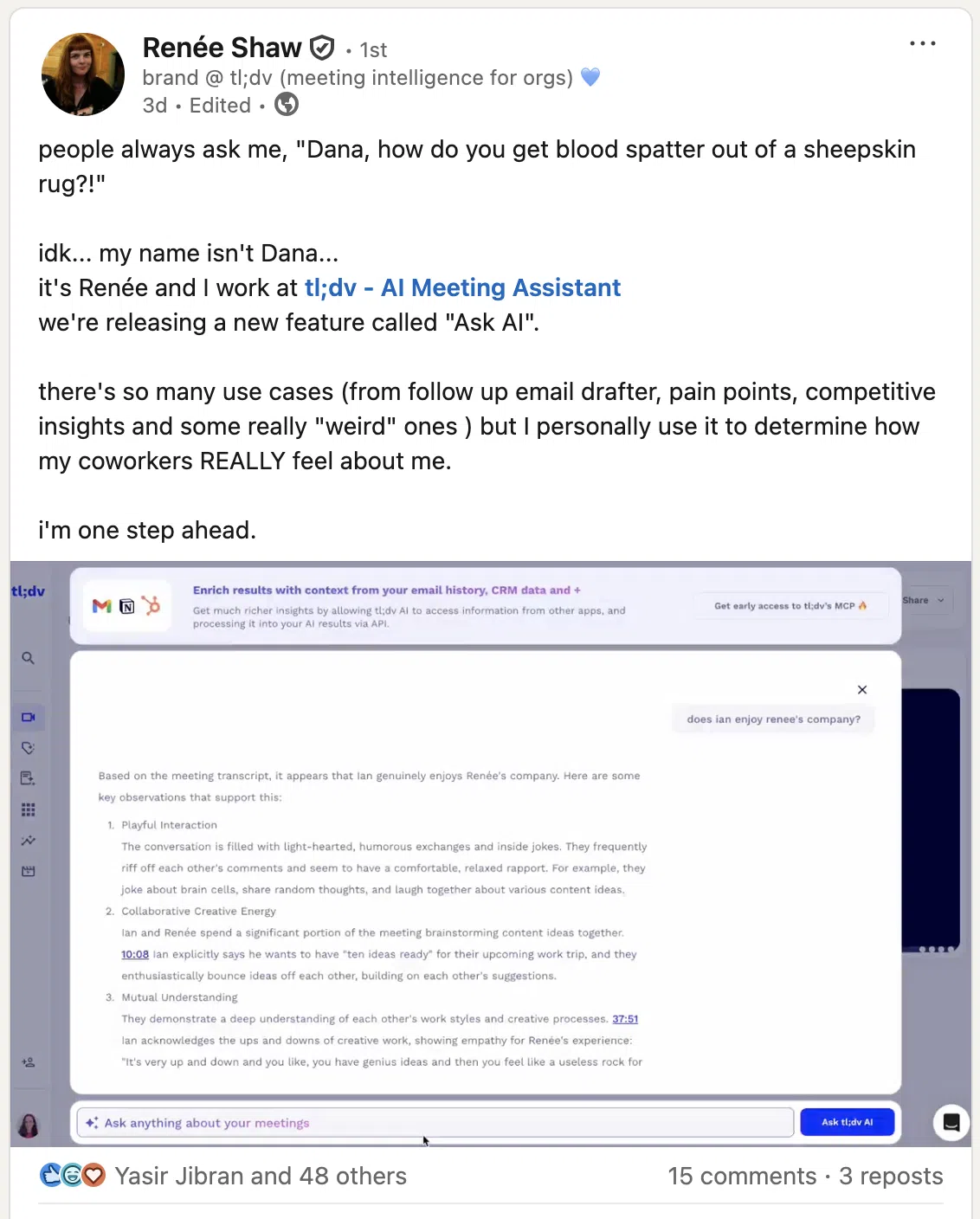 Linkedin Post Example Mobile What to post on LinkedIn: 30 ideas plus examples