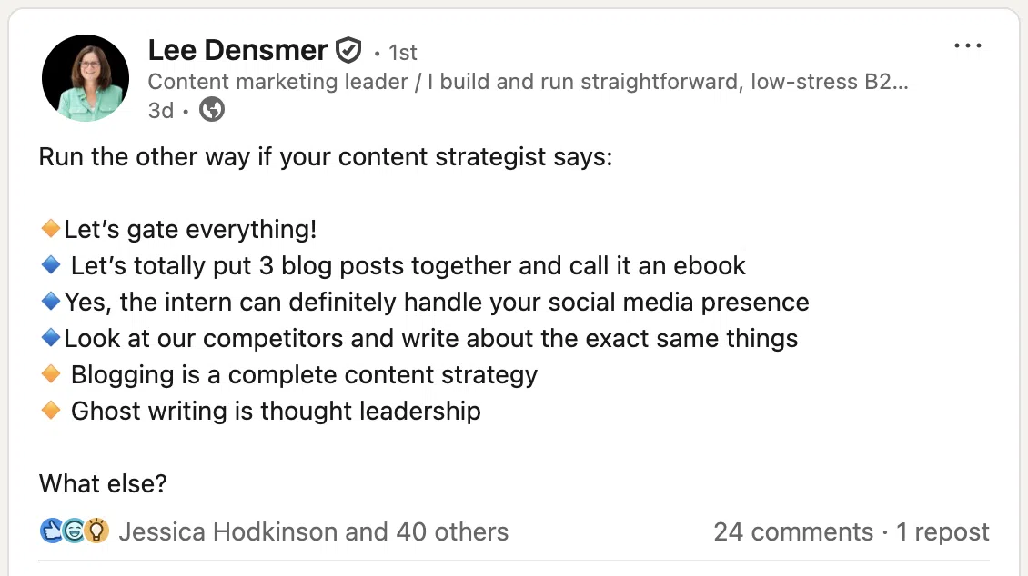 What to post on LinkedIn: 30 ideas plus examples