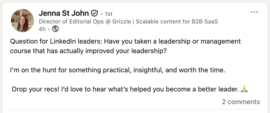 What to post on LinkedIn: 30 ideas plus examples - Amplitude Marketing