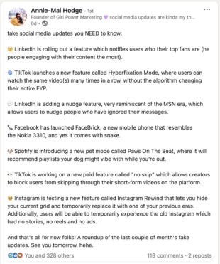 What to post on LinkedIn: 30 ideas plus examples - Amplitude Marketing