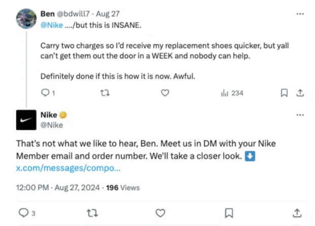 nike-social-strategy su twitter