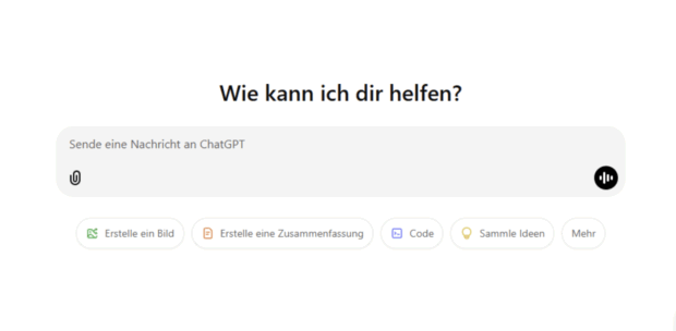 ChatGPT Such-Interface
