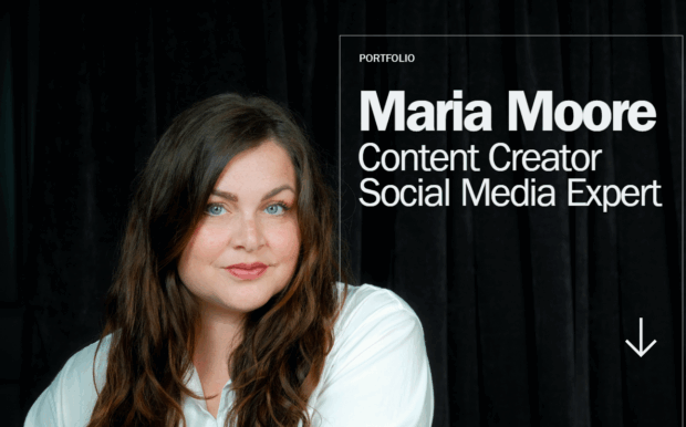 Portfolio Maria Moore content creator social media expert