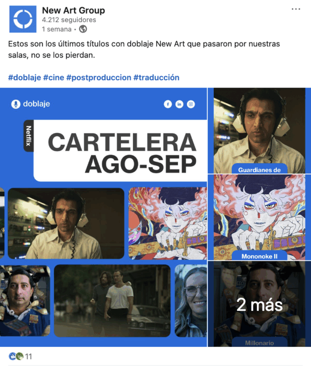 Nuevos títulos con doblaje New Art