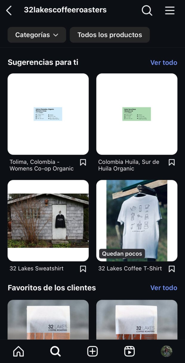 Productos sugeridos por 32 Lakes Coffee Roasters