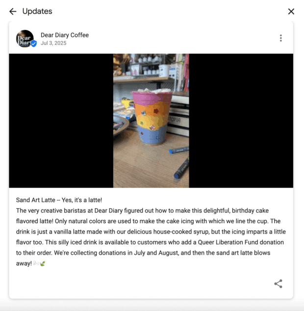 A screenshot of the Google My Business signup page, prompting users to get their business discovered on Google Search and Maps by entering their business name.