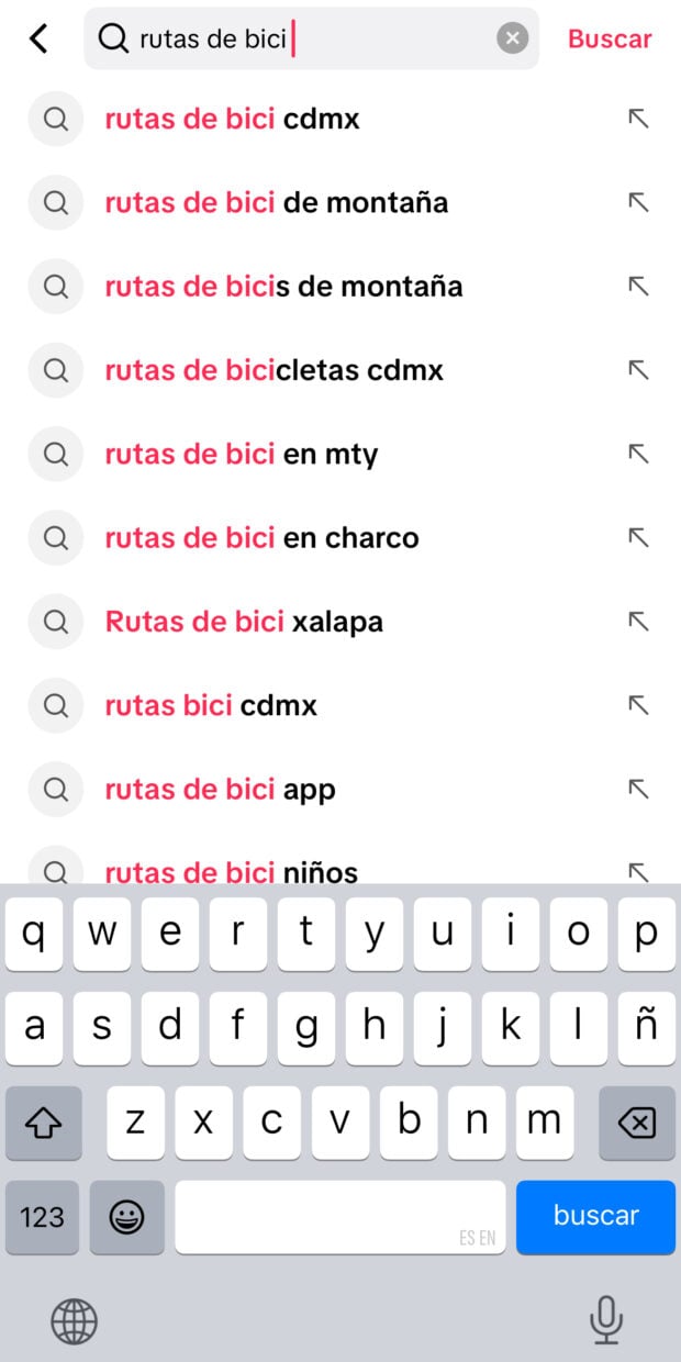 buscar predecir rutas de bici