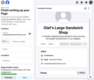 How to create and improve your Facebook Business Page in 2025 ...