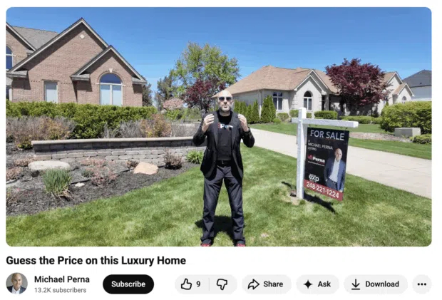 real estate youtube video