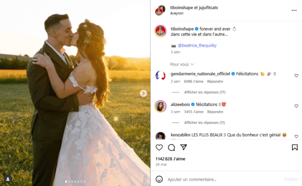 Légende mariage : Forever and ever