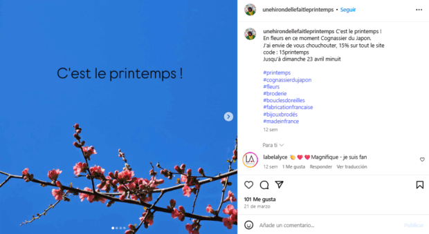 C’est le printemps !