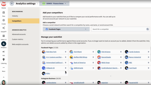 Hootsuite Analytics dashboard